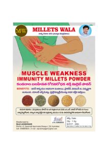 Muscle Weakness Immunity Millet Powder – ₹299/kg